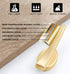 Gold Wall Hooks Towel Hooks 4 Pack Coat Hooks Wall Mounted Single Hook Heavy Duty Hardware Robe Hooks for Hanging Gold Hooks Zinc Alloy Hooks for Bathroom Garage Entryway Kitchen Home