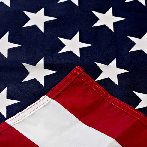 Rushmore Rose USA American Flag 3x5 - American Made USA Flag, Heavy Duty American Flag for Flag Pole, Wall, Classroom, House - American Flags for Outside 3x5 - All Weather Outdoor Flags