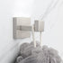 NearMoon Bath Towel Hooks -SUS304 Stainless Steel Square Clothes Robe Hooks Hanger, Heavy Duty Coat Hooks for Bathroom Livingroom Hotel Kitchen Garage, Wall Mounted - 3 Pack (Brushed Nickel)