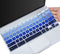 Keyboard Cover for Samsung Chromebook Plus V2 12.2"/ Samsung Chromebook 4+ 15.6" XE350XBA-K01US XE350XBA-K03US XE350XBA-K05US/Chromebook 4 11.6" XE310XBA-K01US XE310XBA-K02US, Gradual Blue