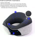 ZIUQAB Travel Pillow, Memory Foam Travel Neck Pillow with Velcro, 360-Degree Head Support with Storage Bag for Airplane, Car, Travel, Camping, Bus, Train