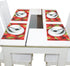 WOZO Red Strawberry Fruit Placemat Table Mat 12" x 18" Polyester Table Place Mat for Kitchen Dining Room 1 Piece