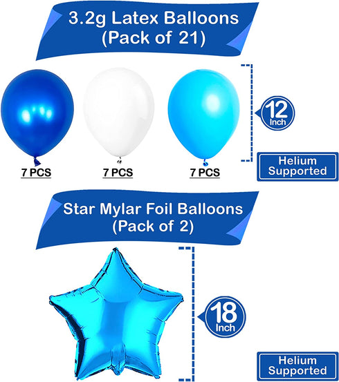 Silver 2022 Balloons Numbers - 40 Inch | Graduation Balloons 2022 with 18 Inch, Star Balloons | Blue and Silver Graduation Decorations | Graduation Party Decorations 2022 | Class of 2022 Decorations