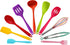 Silicone Utensils For Cooking?DiWoJin Seamless 10 Pcs series Multi colored Kitchen Untensils Set heat Resistant BPA Free, Silicon Spatula Kitchen Utensils
