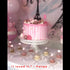 Cake Plate Stand with Dome Cover, Clear, 24 Pieces