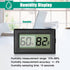 EEEKit 8-Pack Mini Thermometer Hygrometer, Small Digital Electronic Temperature Humidity Meters Gauge Indoor LCD Display Fahrenheit for Humidors, Greenhouse, Garden, Cellar, Fridge, Mason Jar