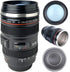 TMANGO Camera Lens Coffee Mug With Lid, Photo Coffee Cup, Stainless Steel Thermos Lens Mug Leak Proof For Photographer Lovers Present