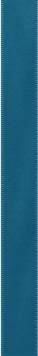 Double Face Satin Ribbon, 50 Yards, Deep Teal