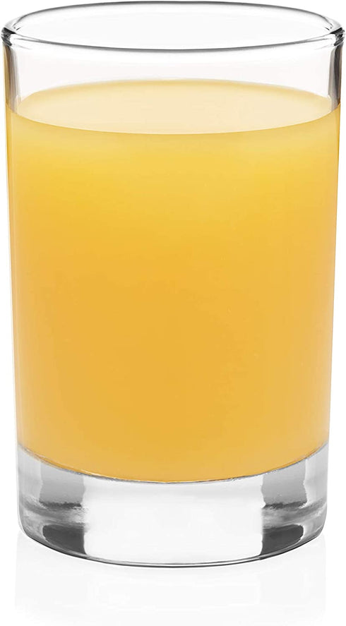 Libbey Heavy Base Juice Glasses, 8 Count (Pack of 1), Clear