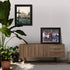 Upsimples Home 8x10 Picture Frame, Real Glass and Composite Wood for Wall or Tabletop Display, Display 5x7 Frame with Mat or 8x10 Without Mat, Hanging Hardware Included, Set of 4, Black