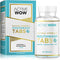 Mouthwash Tabs with Baking Soda, Mint & Spirulina - Natural Chewable Breath Freshening Tablets - Fluoride-Free, Alcohol-Free, Vegan, and Sugar-Free (1 Pack)