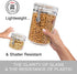 Oggi Clear Canister Food Storage Container Set, 4-Piece