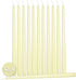 12 Pack Tall Taper Candles - 12 Inch Ivory Dripless, Unscented Dinner Candle - Paraffin Wax with Cotton Wicks - 10 Hour Burn Time