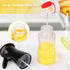 Olive Oil Sprayer for Cooking - 300ml Oil Dispenser Bottle Spray Mister - Portable Refillable Food Grade Oil Vinegar Spritzer Sprayer Bottles for Kitchen, Air Fryer, Salad, Baking, Grilling, Frying (Black)