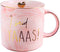 VILIGHT Engagement Gifts for Future Wifey - I Said Yaaas Engaged Mug Gift for Her - Marble Coffee Cup 11.5 Oz
