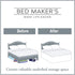 Bed Maker™s Never Lift Your Mattress Microfiber Wrap-Around Bed Skirt, Gathered Ruffled Style, Classic 14 Inch Drop Length, Queen, White