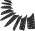 XYJ 9pcs Plastic Knife Covers or Sleeves,Knives Edge Guard or Case,Universal Sheath,Blade Guards Protector for Paring Utility Santoku Nakiri Bread Carving Chef Cleaver, Kitchen Knife Cover or Sleeve