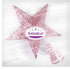 25cm CHRISTMAS Tree Iron Star Topper Glittering CHRISTMAS Tree Decoration Ornaments (Pink)