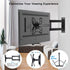 Full Motion TV Wall Mount Bracket Swivel Heavy Duty Articulating Arms Tilt for 13-42? LED LCD Flat Curved TV Screen Monitor TVs, VESA Up to 200x200mm, Weight Capacity Up to 77lbs