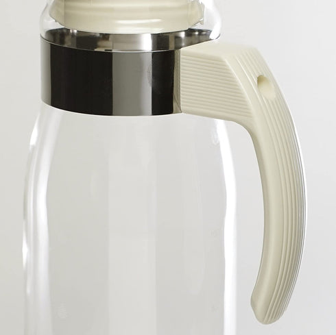 Hario Slim Water Jug with Handle, 1400ml, White
