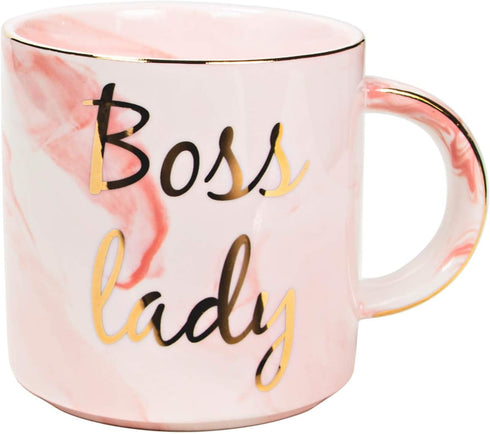 Vilight Boss Lady Mug Gifts for Wife Mom and Girl - Female Entrepreneur Business Owner Coffee Cup for Woman 11.5 oz