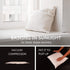 Edow Luxury Throw Pillow Insert, Soft Fluffy Down Alternative Polyester Square Form Decorative Pillow Insert,Sham Stuffer,Cotton Cover for Sofa, Couch,Bed and Car. (White, 28x28)