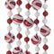 Kurt S. Adler H9563 Garland, Red/White