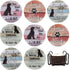 Coasters,Cute Dog Coasters with Holder,Waterproof Coasters for Drinks,Funny Dog Coasters for Drinks Suitable for Coffee Table,Kinds of Cups,Cork Base Coasters,Coaster Set of 8,Housewarming Gifts