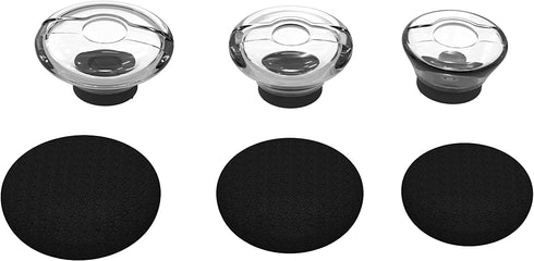 Wiki VALLEY 3X Earpieces for Plantronics Voyager Legend Eartip Kit,Plantronics Voyager 5200 5220 5210 Bluetooth Headset Foam Covers-Large Medium Small