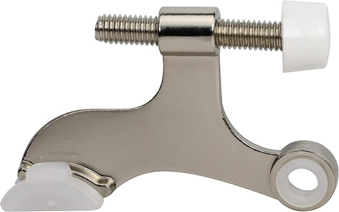 5 Pack Rok Hardware Heavy Duty Hinge Pin Door Stop, Brushed Nickel ROKDSP1BN