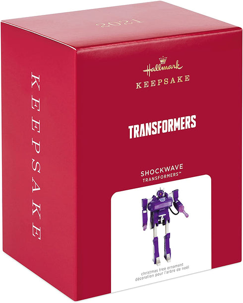 Hallmark Keepsake Christmas Ornament 2021, Transformers Shockwave