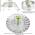 Steamer Basket Stainless Steel Vegetable Steamer Basket Folding Steamer Insert for Veggie Fish Seafood Cooking, Expandable to Fit Various Size Pot (7.1" to 11")