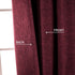 MIULEE Thermal Insulated Linen Curtain for Bedroom Living Room Home Decor Room Darkening Farmhouse Grommet Textured Window Blackout Drape Light Block, 1 Panel W 52 x L 84 Inch Burgundy Red