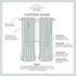 Exclusive Home Curtains Loha Linen Grommet Top Curtain Panel Pair, 54x108, Natural