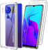 for?Blackview A80/Blackview A80S Case? with Tempered Glass Screen Protector Crystal Soft Clear Shockproof TPU Bumper Transparent Silicone Protective Phone case Cover for Blackview A80 6.2 inch