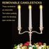 Lotus Hills Flameless Window Candles with Remote and Timer, 6 Packs Battery Operated Window Candles with Gold Candle Holders, Flickering Led Window Candles for Newyears Party Wedding Decorations