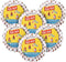 Glad for Kids Rocket Paper Plates, 20 Count - 6 Pack | Small Round Paper Plates with Cute Rocket Design for Kids | Heavy Duty Disposable Soak Proof Microwavable Paper Plates for All Occasions, 7 in.