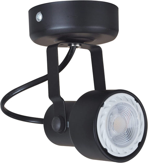 KING SHA LED Spotlight Accent Lamp 5W (50W Halogen Light Equiv.) MR16 GU10 Bulb Warm White CRI82 Cord-n-Plug