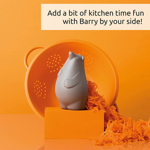 OTOTO Barry The Box Cheese Grater - Compact Stainless Steel Grater, Kitchen Grater, Cheese Shredder, Vegetable Grater, Food Grater & Shredder - Fun Kitchen Gadget