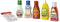 Melissa & Doug 5-Piece Favorite Condiments Play Food Set - Play Ketchup and Mustard Bottles, Pretend Play Food Set For Kids Ages 3+