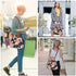 LOKASS Lunch Bag for women Insulated Lunch Tote Fashionable Cooler Bag Thermal Lunch Box with Detachable Shoulder Strap for Work/Picnic/Beach(Peony)