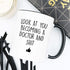 YouNique Designs Future Doctor Coffee Mug, 11 Ounces, White, Funny Medical Student Cup, Med School Mug, Medical School (Black Handle)