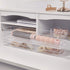 STORi Clear Plastic Drawer Organizers 12" x 3" x 2" l Set of 6
