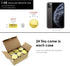 Mimi Pack 24 Pack Tins 1 oz Shallow Round Tins with Solid Screw Lids Empty Tin Containers Cosmetics Tins Party Favors Tins and Food Storage Containers (Gold)