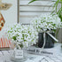 20 pcs 60 Branches White Babys Breath Flowers Bouquests Artificial Fake Gypsophila for Wedding Bridal Bouquet Garland DIY Floral Arrangement Wreath Home Office Table D©cor Centerpiece Real Touch