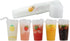 Party Hippo Disposable heavy duty Plastic Premium quality clear party Cups with Premium Lids 25 pack (16 oz)