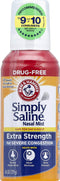 Simply Saline Adult Nasal Mist, Allergy & Sinus Relief, Extra Strength, 4.25 Fl Oz,Multi Color