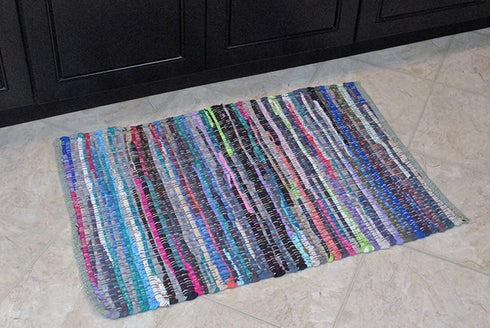DII Chindi Home Collection Handmade Multicolor Area Rag Rug, 2x6