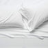Amazon Basics Deluxe Microfiber Striped Sheet Set, Bright White, Full