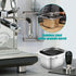 Coffee Knock Box, Stainless Steel Coffee Knock Box,spresso Knock Box Stainless Steel,tainless Steel Espresso Knock Box with Rubber Bar for Storing Underneath Most Espresso Machines